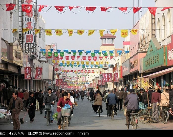 天津服装街小商贩集中地图片