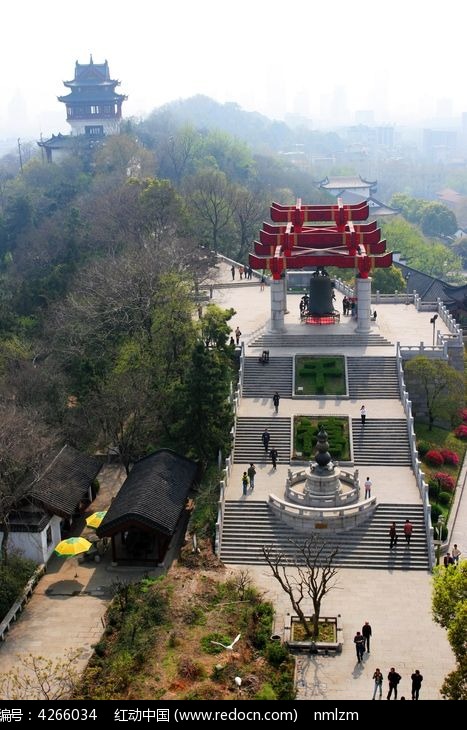 武漢黃鶴樓公園風景