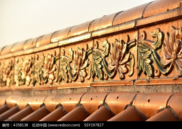 中国寺庙建筑屋顶纹饰