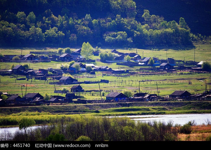 尼布楚村庄风景