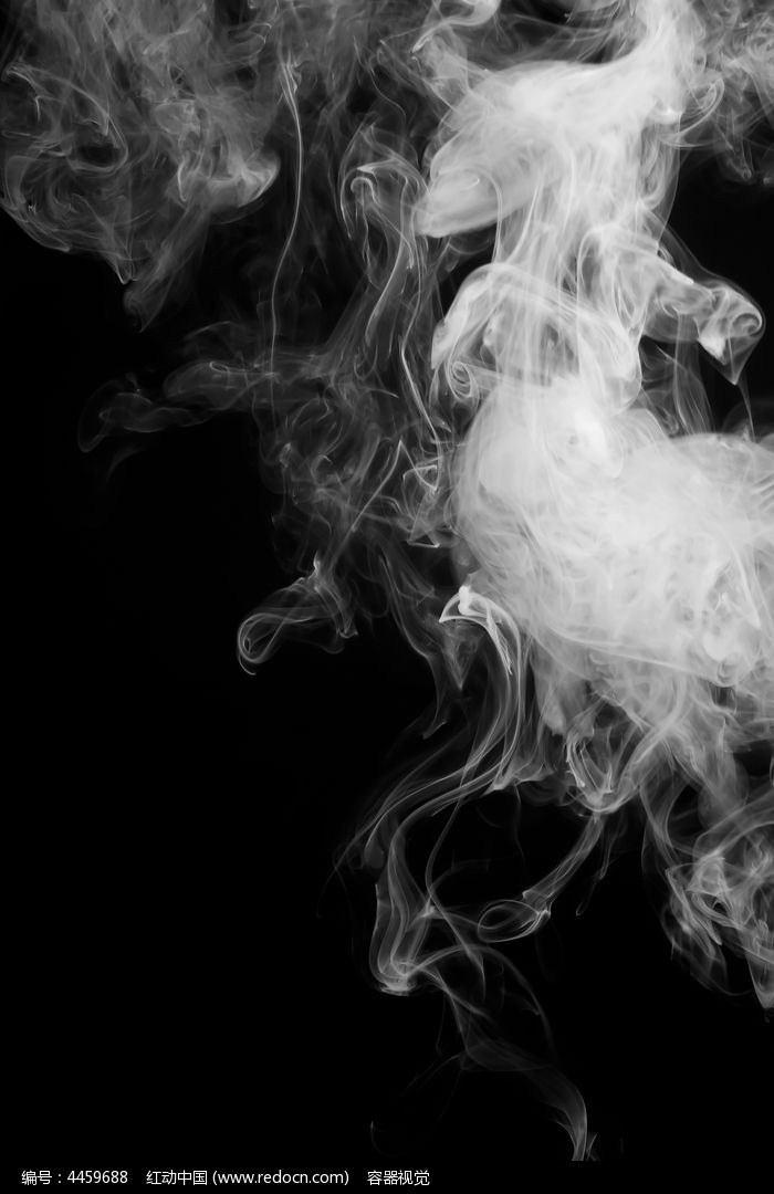 散开的白色烟雾