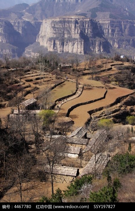 太行山上人家农田