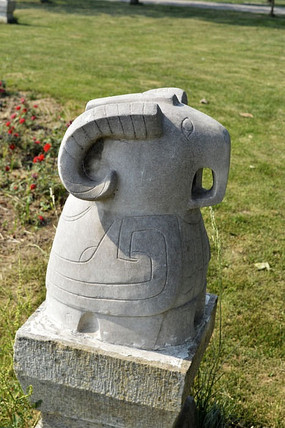 石牛石牛石雕牧童与牛牧童和牛的雕塑四川江油李白故里少年李白像