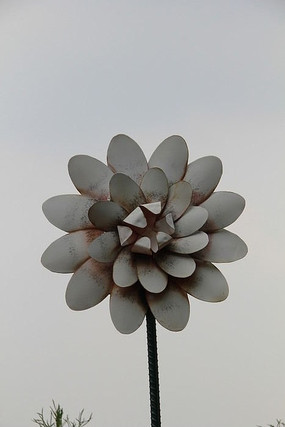 花朵雕塑作品