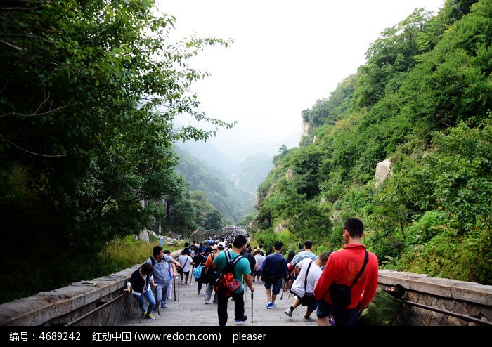 十八盘下山石阶