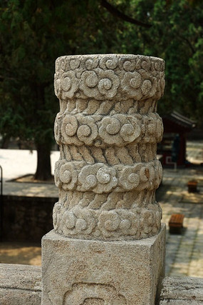 石雕云纹栏杆高清图片下载_红动网