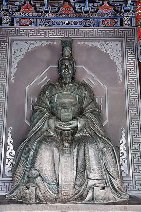 周文王坐像