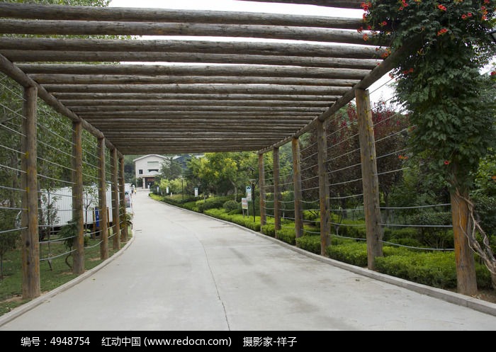 北岭山公园的走廊