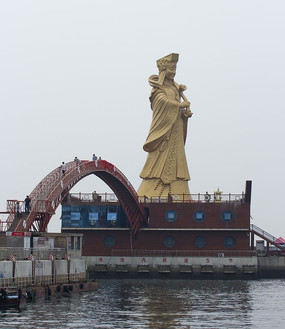 青岛银海大世界妈祖图片