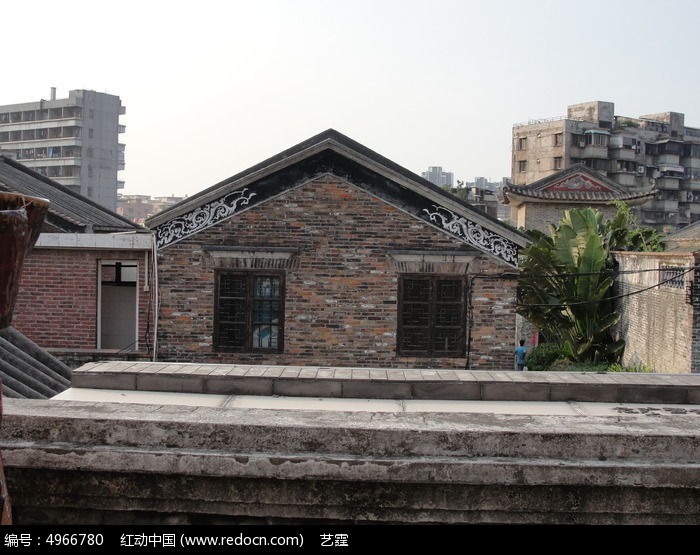 南方古建筑房顶