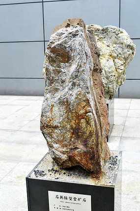 长条石英金矿石