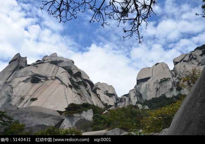 天柱山的美丽秋景