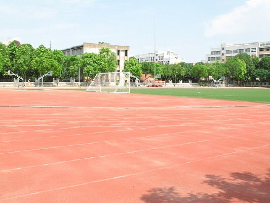 ѧУ���򳡵غ��ﾶ