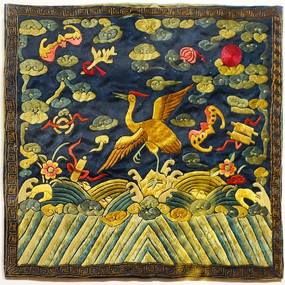 清代五品文官白鹇补高清图片下载_红动中国