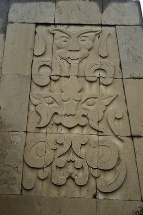 周王室图腾壁雕