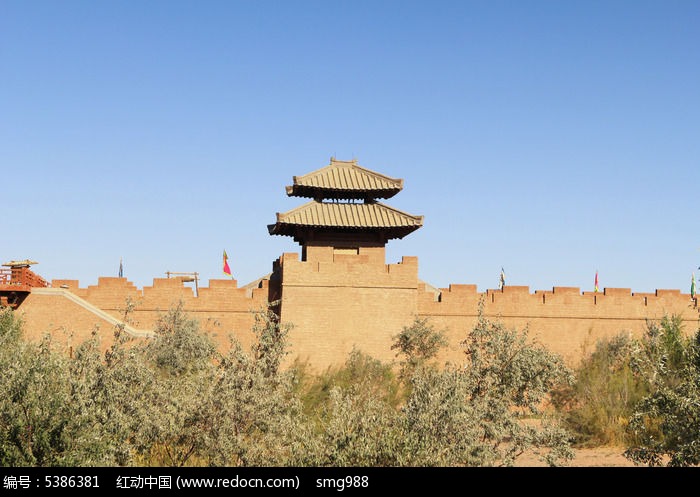 甘肃阳关城墙和关口