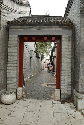 北京民宅大门