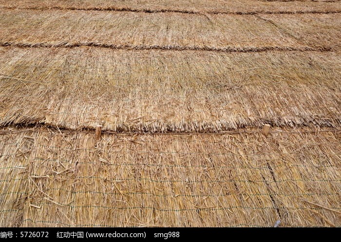 稻草编织的地垫高清图片下载_红动中国