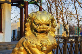 ��ɽ��һ�Ź�԰��ʯʨ��������