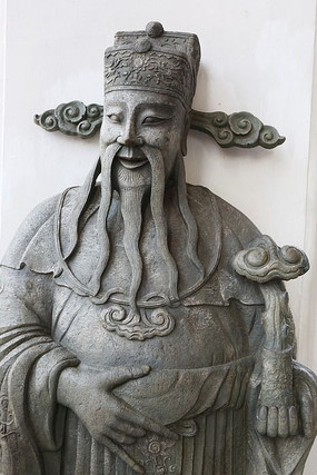 古代泰国文官雕塑