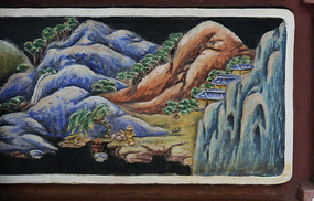 ��ɫ�ڵ񺣵�ɽ��ͼ