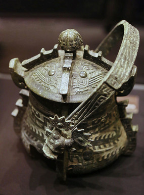 西汉海昏侯文物展青铜提梁壶