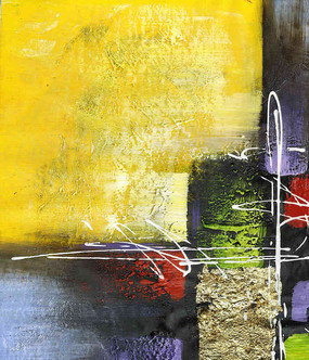 酒店装饰画 色块抽象画