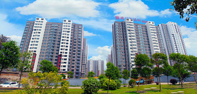 城市建筑高层住宅摄影