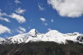 ��������µ�����ѩɽ