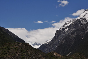 ��������ո߸ߵ�ѩɽ