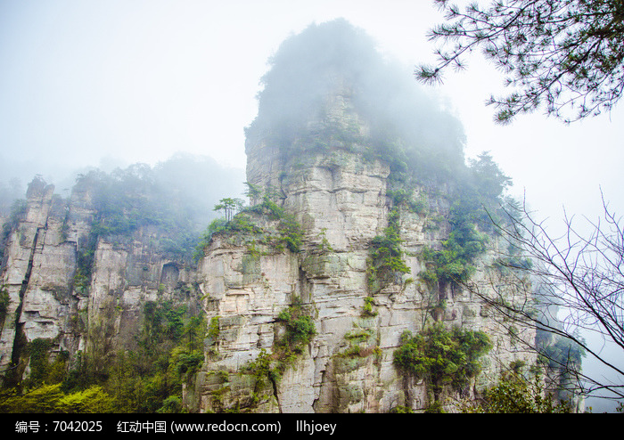 张家界的山峰图片