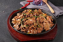 铁板羊肉