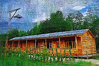 �����ͻ���ɭ���˼ҷ羰��