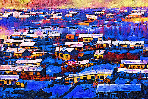 �����ͻ���ѩ��羰��