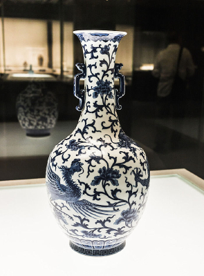 �������ʱ���໨������˫��ƿ