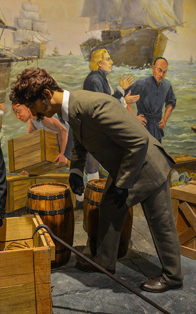 民国时期洋人雕塑