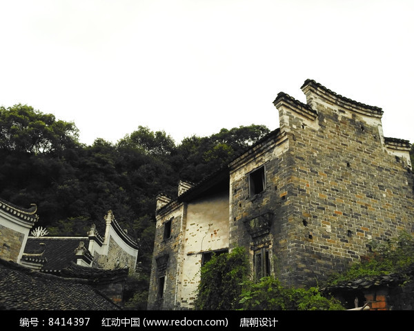 明清马头墙老房子图片