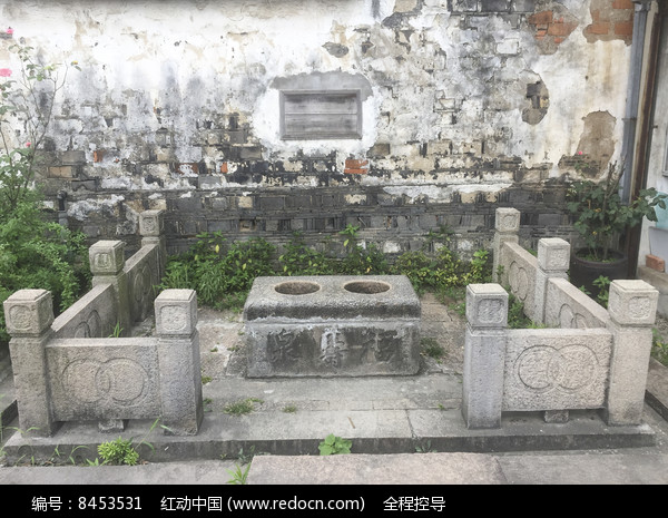 苏州老城区的福寿井全貌图片
