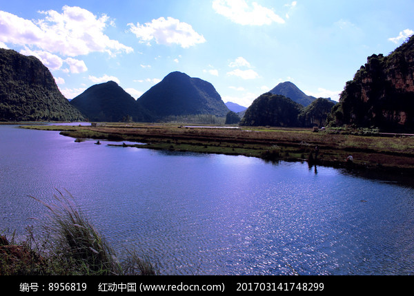 云南普者黑山川河流