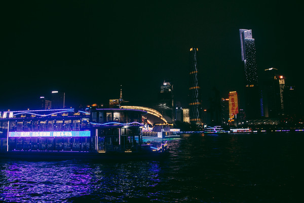 广州塔珠江夜景风光