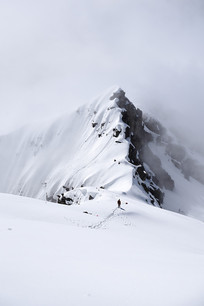 �Ĺ���ɽ������ɽ·�ϵķ羰