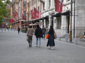 圆明园路街景