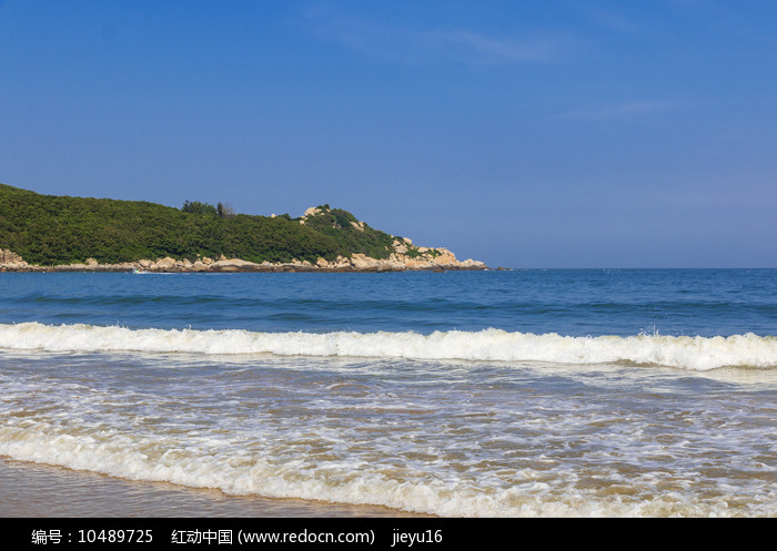 南澳岛青澳湾海滨浴场东侧全景图片