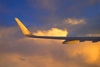 ������ɫ��ϼ���еķɻ� 