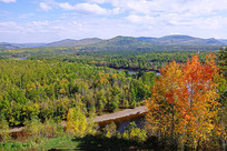 ���˰���ɽ�ֺ�����ɫ 