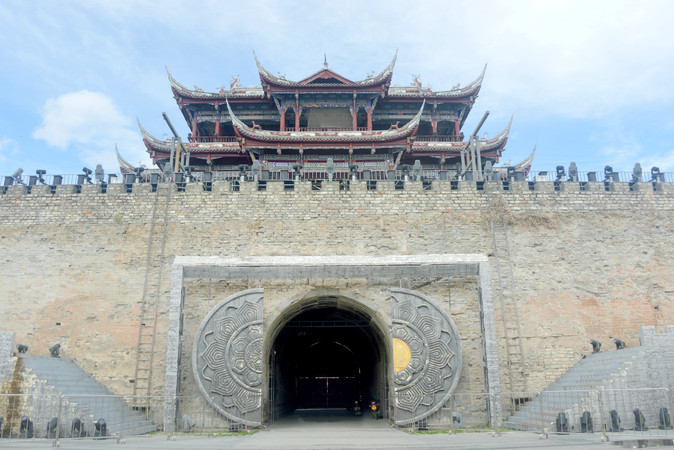 松州古城历史遗迹 延熏门城楼
