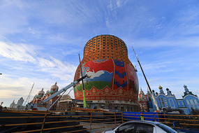 套娃建筑特写