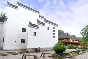 陕西勉县诸葛古镇徽派建筑风格的诸葛影院