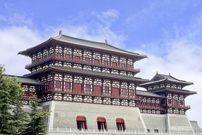 河南隋唐洛阳城应天门遗址 紫微观城楼