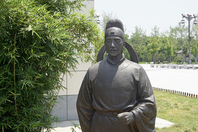 洛阳隋唐里坊唐代宰相张嘉贞像 